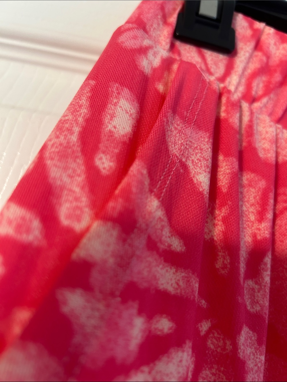 Beach to Street LOGO by Lori Goldstein Coral Tie-Dye Wide-Leg Pants Size XS - Picture 4 of 10